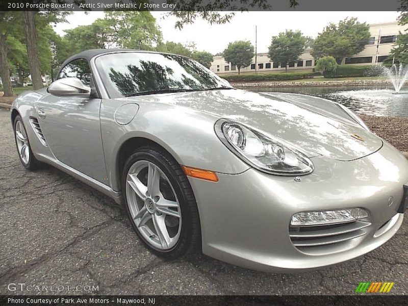 Arctic Silver Metallic / Stone Grey 2010 Porsche Boxster
