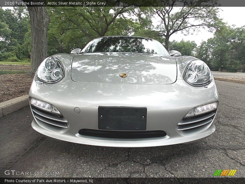Arctic Silver Metallic / Stone Grey 2010 Porsche Boxster