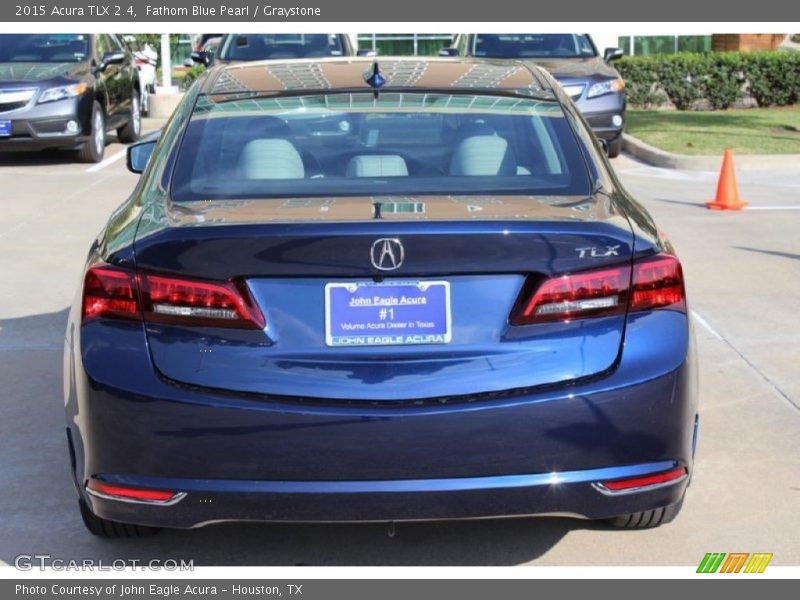 Fathom Blue Pearl / Graystone 2015 Acura TLX 2.4