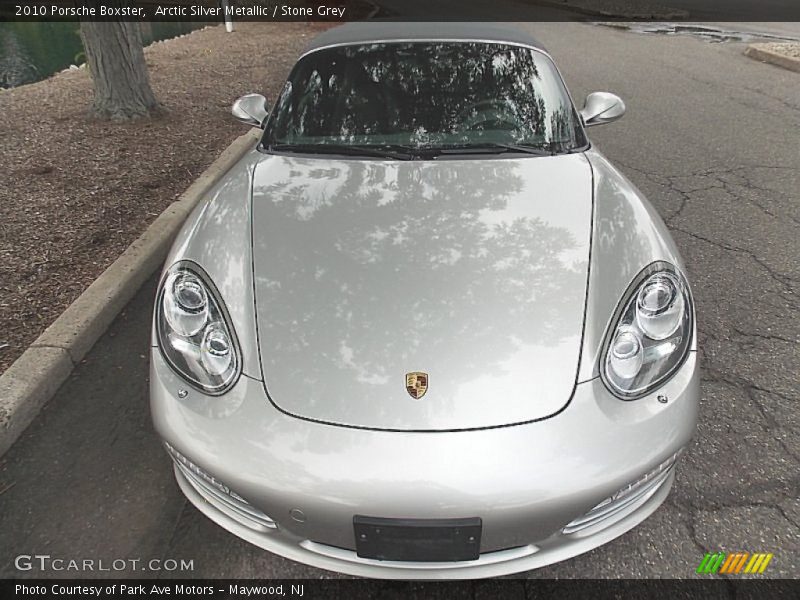 Arctic Silver Metallic / Stone Grey 2010 Porsche Boxster