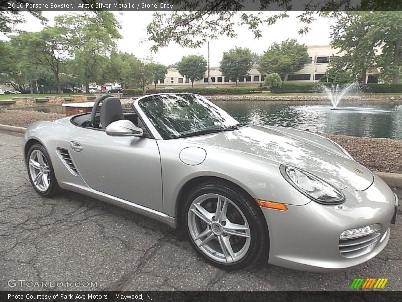 Arctic Silver Metallic / Stone Grey 2010 Porsche Boxster