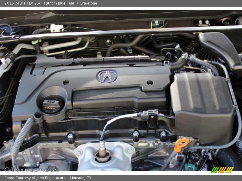 Fathom Blue Pearl / Graystone 2015 Acura TLX 2.4