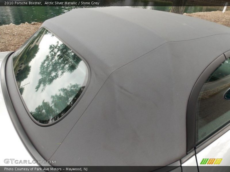 Arctic Silver Metallic / Stone Grey 2010 Porsche Boxster
