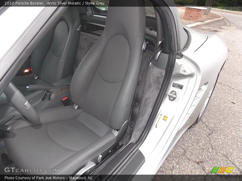 Arctic Silver Metallic / Stone Grey 2010 Porsche Boxster
