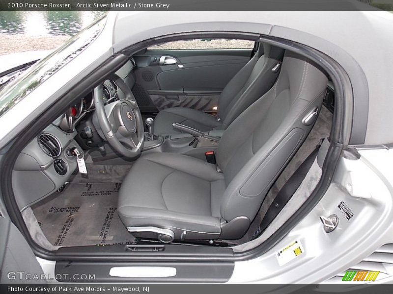Arctic Silver Metallic / Stone Grey 2010 Porsche Boxster