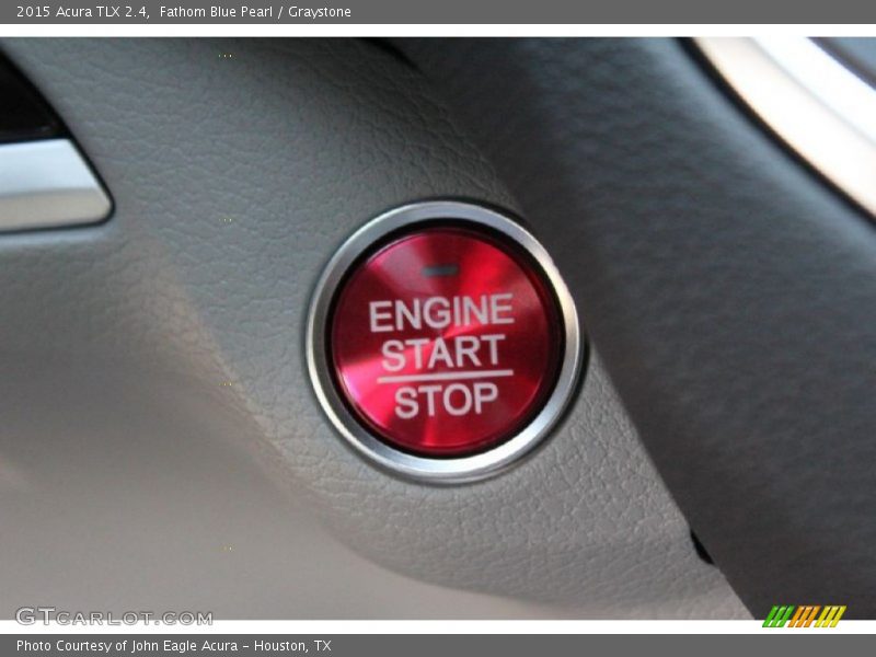 Fathom Blue Pearl / Graystone 2015 Acura TLX 2.4