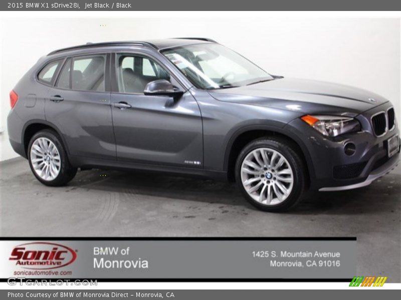 Jet Black / Black 2015 BMW X1 sDrive28i