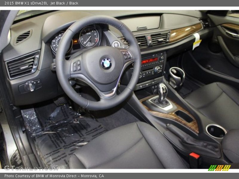 Jet Black / Black 2015 BMW X1 sDrive28i