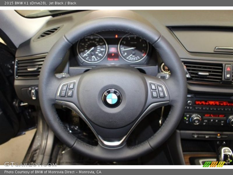 Jet Black / Black 2015 BMW X1 sDrive28i