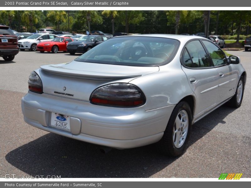 Galaxy Silver Metallic / Graphite 2003 Pontiac Grand Prix SE Sedan