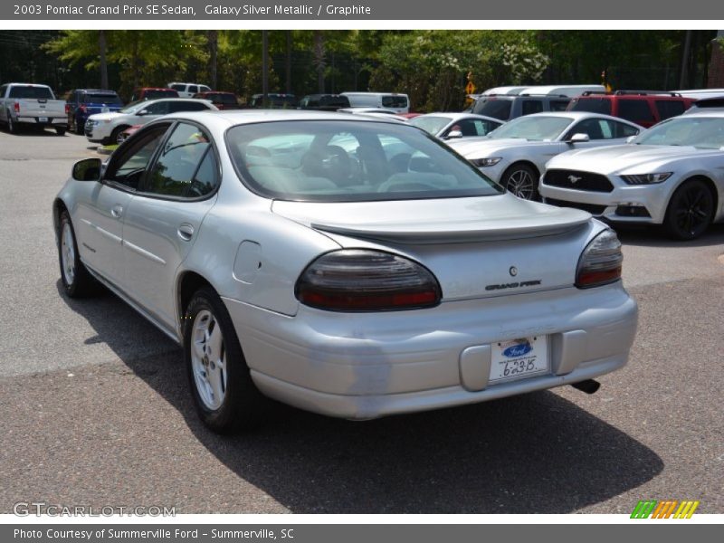 Galaxy Silver Metallic / Graphite 2003 Pontiac Grand Prix SE Sedan