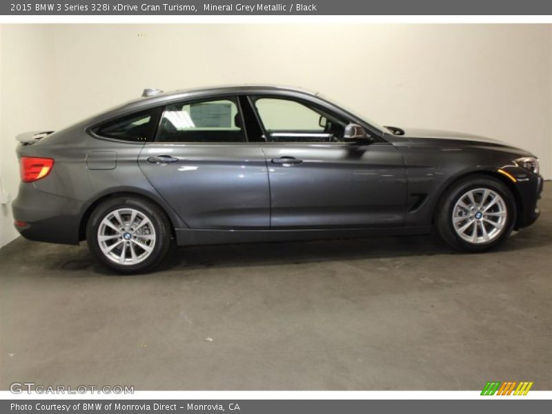 Mineral Grey Metallic / Black 2015 BMW 3 Series 328i xDrive Gran Turismo