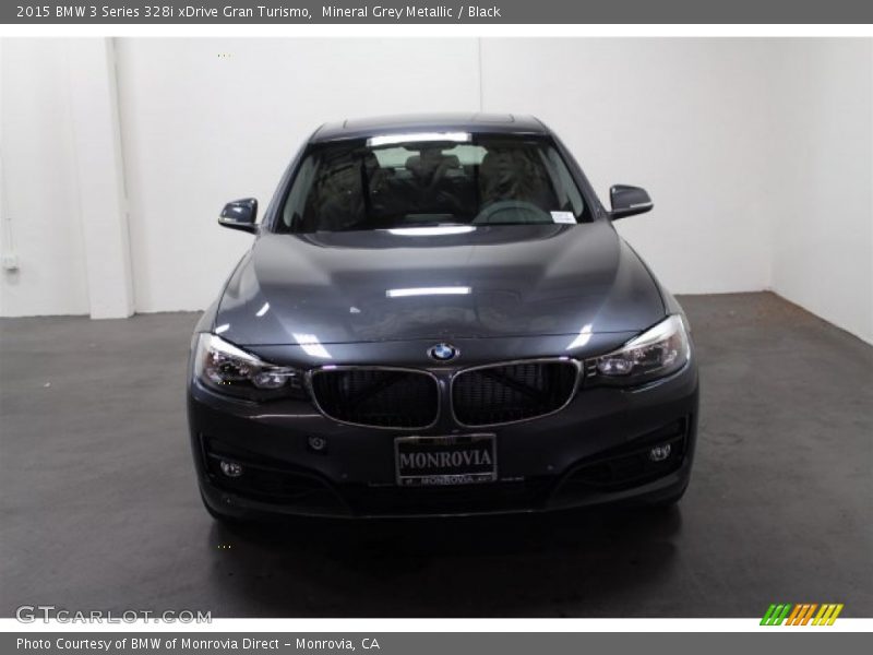 Mineral Grey Metallic / Black 2015 BMW 3 Series 328i xDrive Gran Turismo