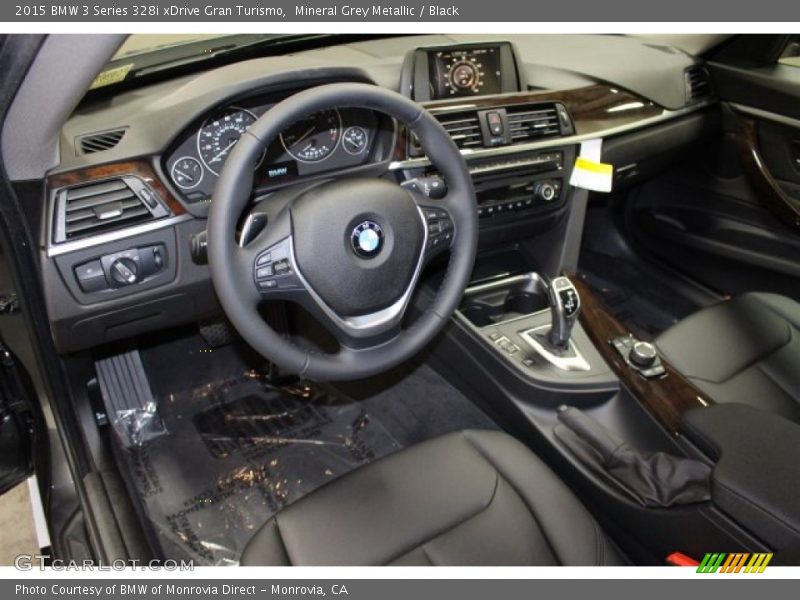 Mineral Grey Metallic / Black 2015 BMW 3 Series 328i xDrive Gran Turismo