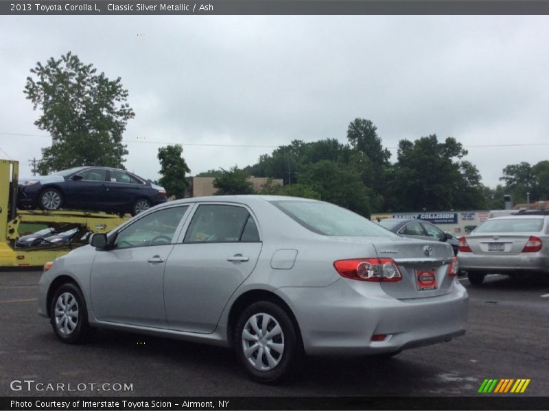 Classic Silver Metallic / Ash 2013 Toyota Corolla L