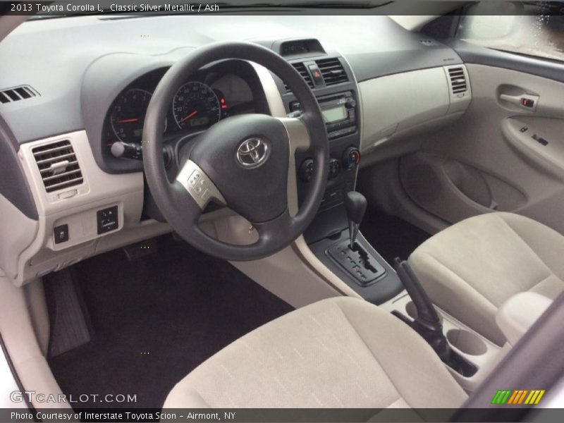 Classic Silver Metallic / Ash 2013 Toyota Corolla L