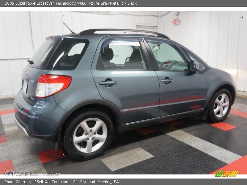 Azure Gray Metallic / Black 2009 Suzuki SX4 Crossover Technology AWD