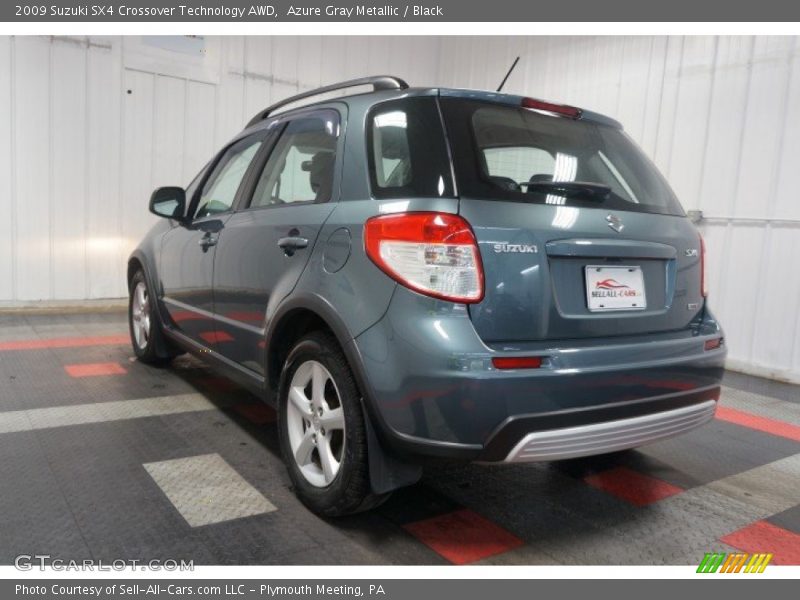 Azure Gray Metallic / Black 2009 Suzuki SX4 Crossover Technology AWD