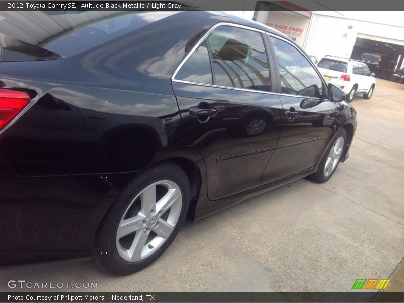 Attitude Black Metallic / Light Gray 2012 Toyota Camry SE