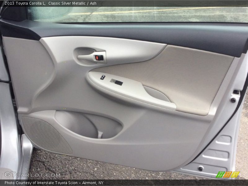 Classic Silver Metallic / Ash 2013 Toyota Corolla L