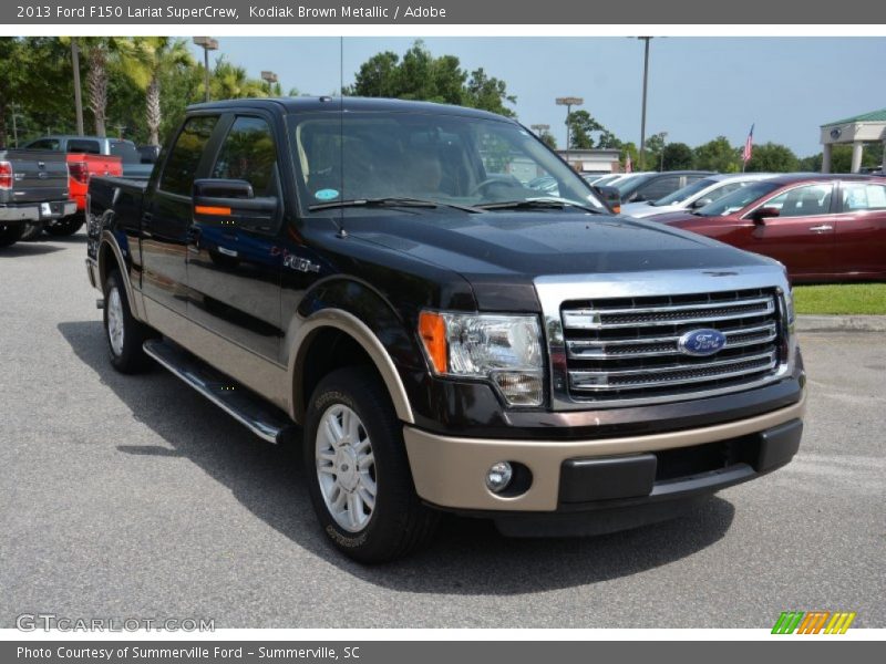 Kodiak Brown Metallic / Adobe 2013 Ford F150 Lariat SuperCrew