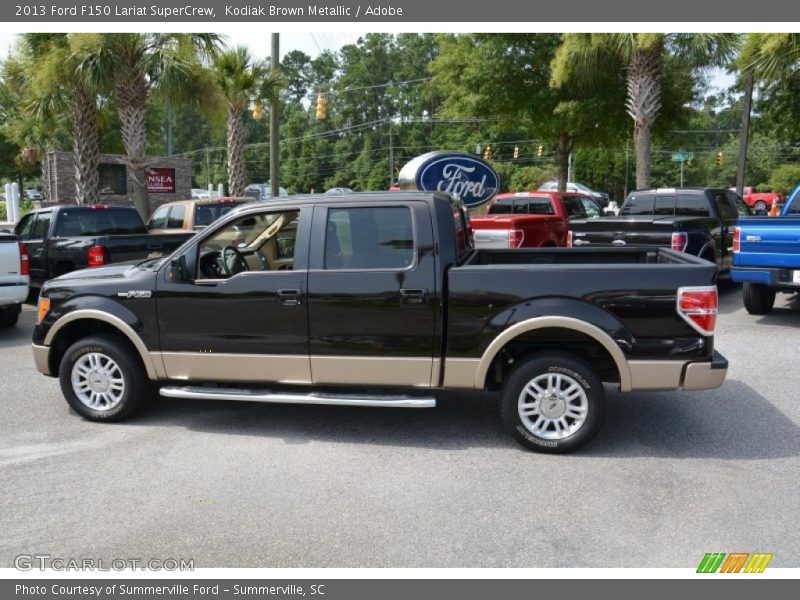 Kodiak Brown Metallic / Adobe 2013 Ford F150 Lariat SuperCrew