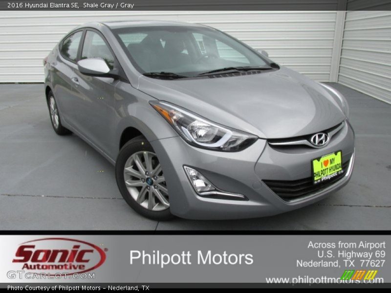 Shale Gray / Gray 2016 Hyundai Elantra SE