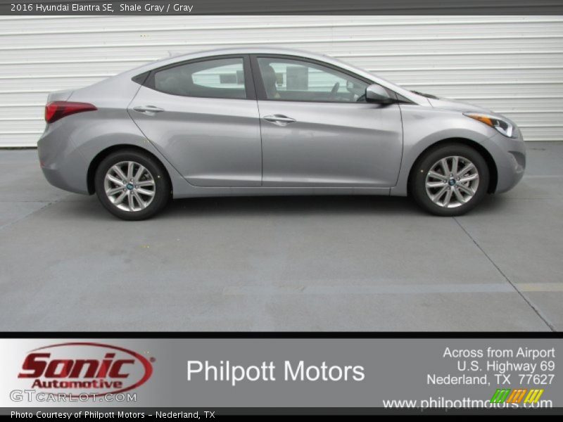 Shale Gray / Gray 2016 Hyundai Elantra SE