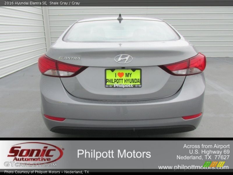 Shale Gray / Gray 2016 Hyundai Elantra SE