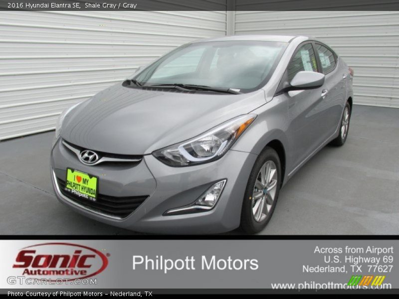 Shale Gray / Gray 2016 Hyundai Elantra SE