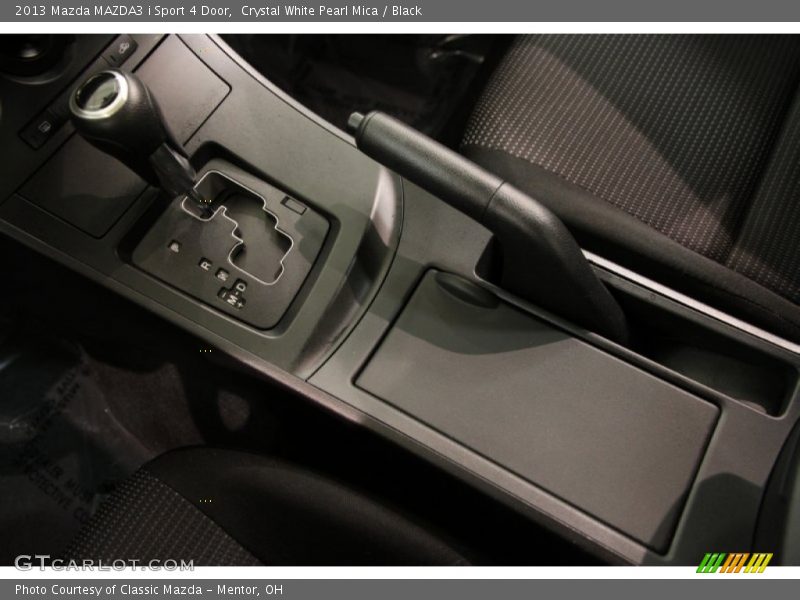 Crystal White Pearl Mica / Black 2013 Mazda MAZDA3 i Sport 4 Door