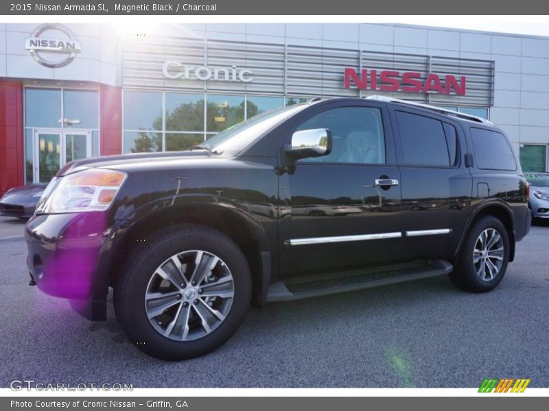 Magnetic Black / Charcoal 2015 Nissan Armada SL