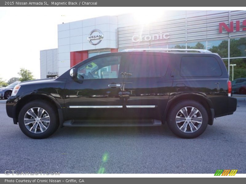 Magnetic Black / Charcoal 2015 Nissan Armada SL