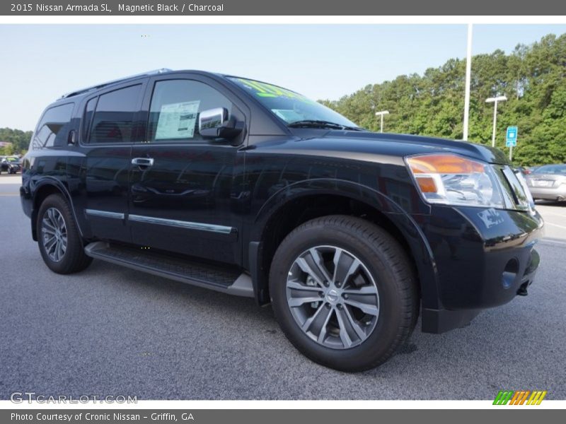 Magnetic Black / Charcoal 2015 Nissan Armada SL