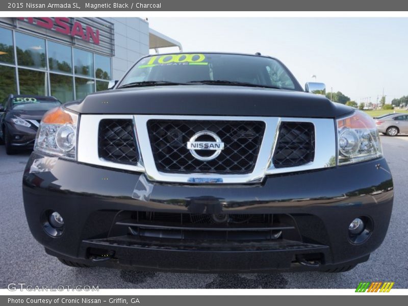 Magnetic Black / Charcoal 2015 Nissan Armada SL