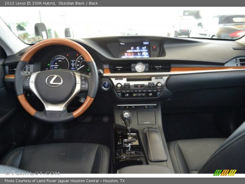 Obsidian Black / Black 2013 Lexus ES 300h Hybrid