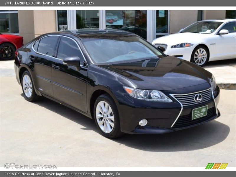 Obsidian Black / Black 2013 Lexus ES 300h Hybrid