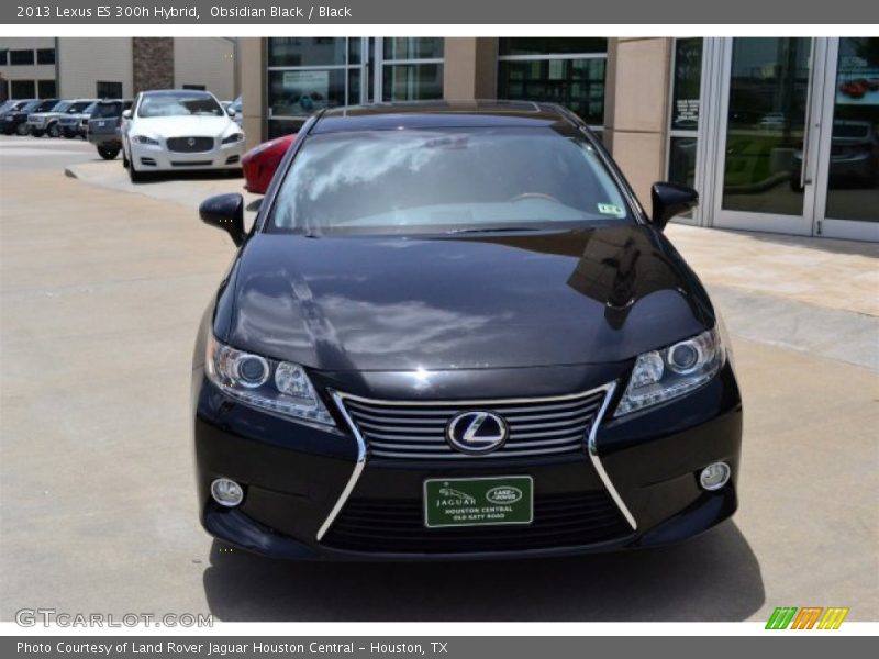 Obsidian Black / Black 2013 Lexus ES 300h Hybrid