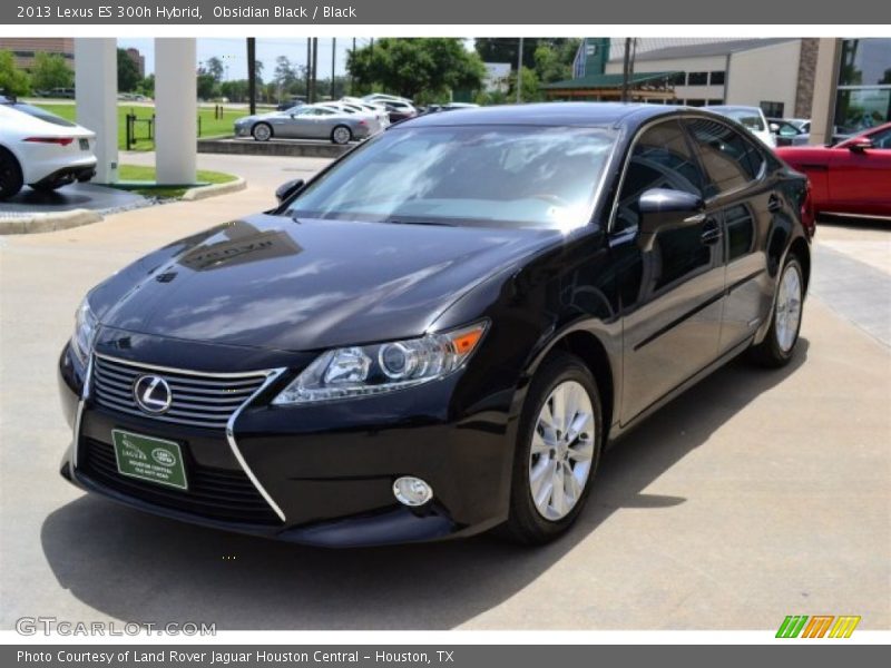 Obsidian Black / Black 2013 Lexus ES 300h Hybrid