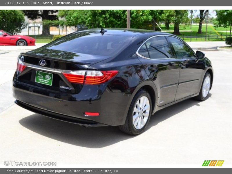 Obsidian Black / Black 2013 Lexus ES 300h Hybrid