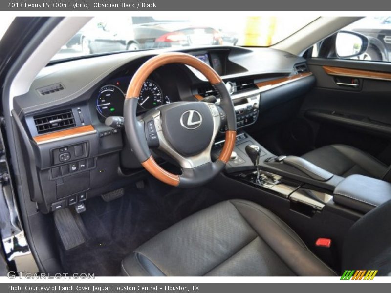 Obsidian Black / Black 2013 Lexus ES 300h Hybrid