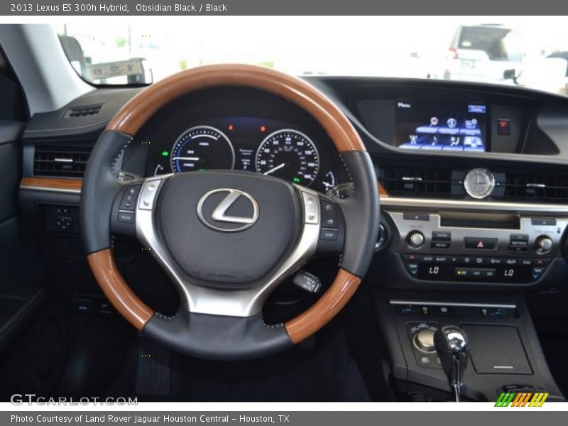 Obsidian Black / Black 2013 Lexus ES 300h Hybrid
