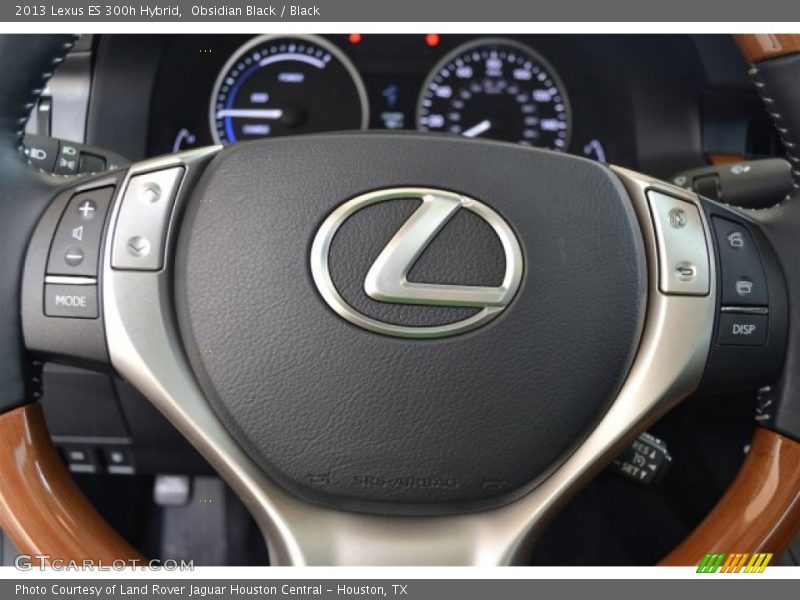 Obsidian Black / Black 2013 Lexus ES 300h Hybrid