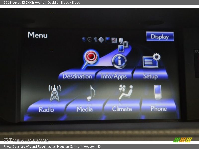 Obsidian Black / Black 2013 Lexus ES 300h Hybrid