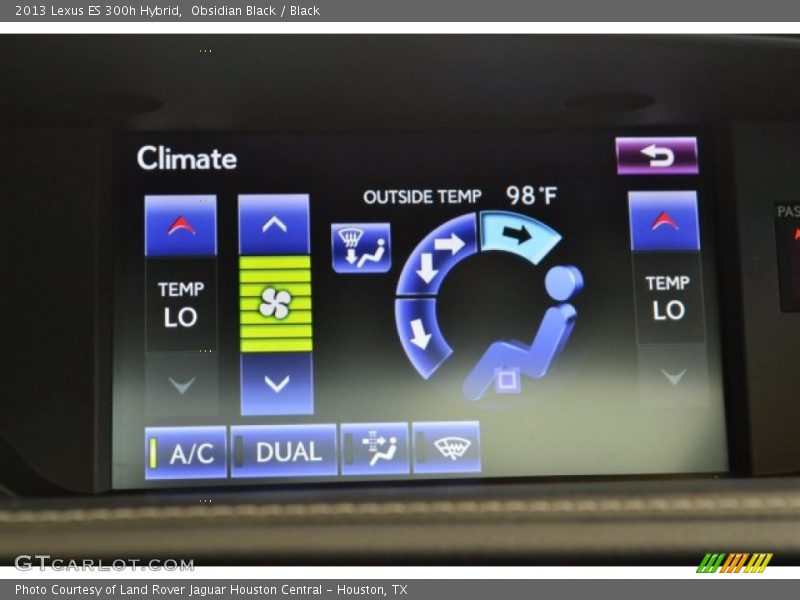 Obsidian Black / Black 2013 Lexus ES 300h Hybrid