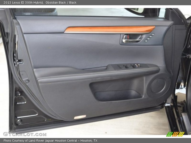Obsidian Black / Black 2013 Lexus ES 300h Hybrid
