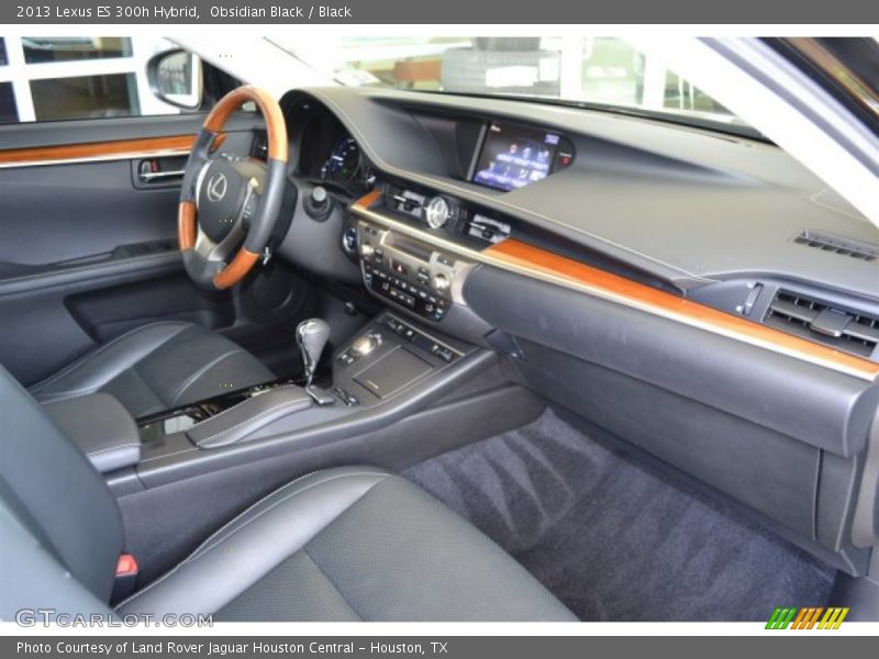 Obsidian Black / Black 2013 Lexus ES 300h Hybrid