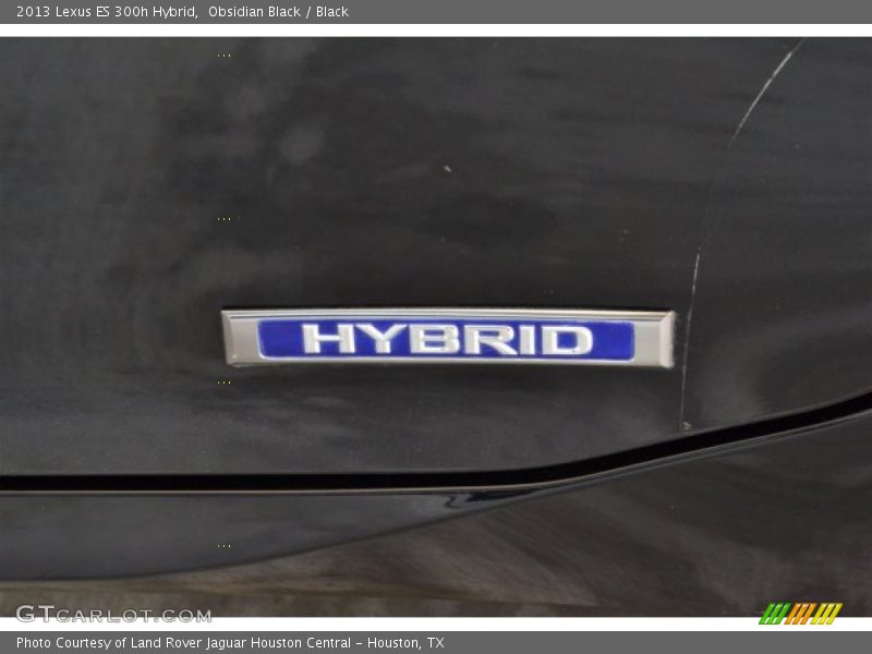 Obsidian Black / Black 2013 Lexus ES 300h Hybrid