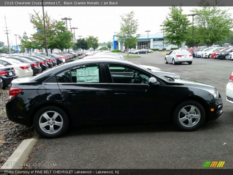 Black Granite Metallic / Jet Black 2016 Chevrolet Cruze Limited LT