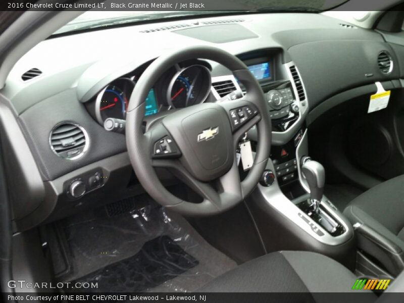 Black Granite Metallic / Jet Black 2016 Chevrolet Cruze Limited LT